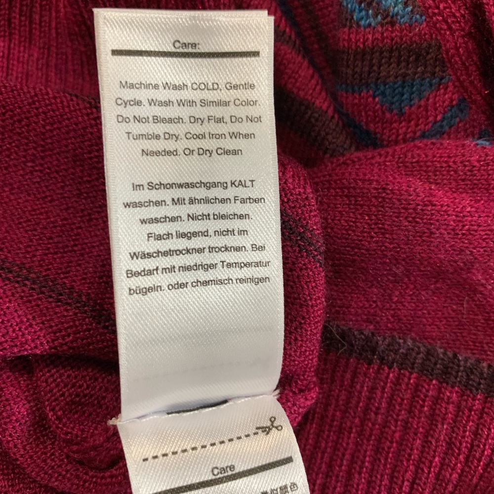 Women’s Smartwool Crewneck Pullover sweater, Berry, M, NWT. - Picture 9 of 10